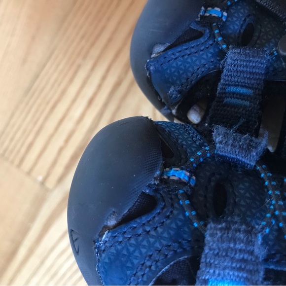 Keen Newport Neo H2 sandals Blue nights Brilliant Blue Shoes Little Boys size 12 - Picture 8 of 10